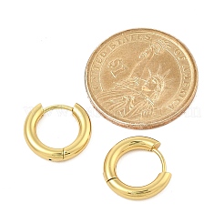 PVD Vacuum Plating 304 Stainless Steel Huggie Hoop Earrings for Women&nbsp;EJEW-F280-07K-G