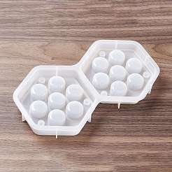 DIY Hexagon Dice Storage Box Food-grade Silicone Molds&nbsp;LS-SIMO-D001-01