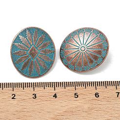 Tibetan Style Alloy Shank Buttons&nbsp;FIND-Z112-02