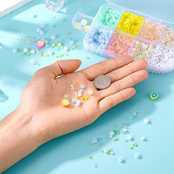 DIY 9 Style Glass & Resin & Polymer Clay Beads Jewelry Making Finding Kit&nbsp;DIY-TAC0027-05