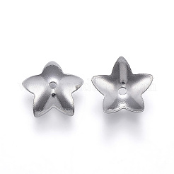 Tarnish Resistant 304 Stainless Steel Flower Bead Caps&nbsp;LS-STAS-G124-28P