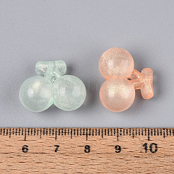 Luminous Frosted Transparent Acrylic Beads&nbsp;TACR-T029-29M
