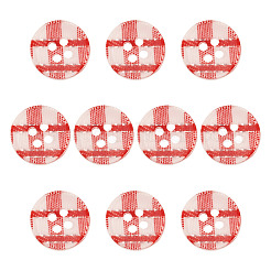 10Pcs Resin Buttons&nbsp;BUTT-TA0001-45B