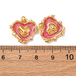 304 Stainless Steel Enamel Pendants&nbsp;STAS-U061-21G-02