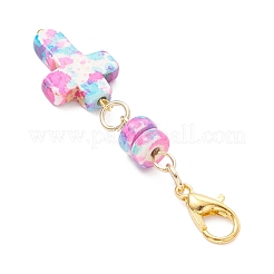 4Pcs Synthetic Turquoise Pendant Decorations&nbsp;HJEW-JM03973