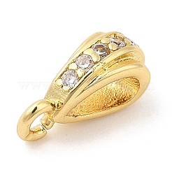 Brass with Cubic Zirconia Pendants&nbsp;KK-Q781-04G
