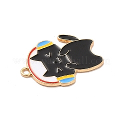Alloy Enamel Pendants&nbsp;ENAM-A143-08KCG-03