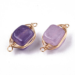 Natural Agate Links Connectors&nbsp;G-T131-99F