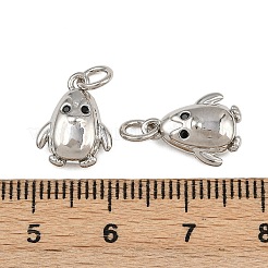 Brass Micro Pave Cubic Zirconia Pendants&nbsp;KK-A269-10P