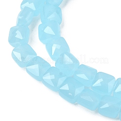 Imitation Jade Glass Beads Strands&nbsp;GLAA-L050-B02
