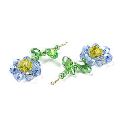 Glass Beaded Pendants&nbsp;GLAA-C028-06A