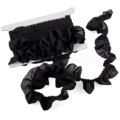 4 Yards Polyester Wrinkle Lace Ribbon&nbsp;OCOR-TA0004-18B