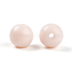 Opaque Solid Color Glass Beads&nbsp;GLAA-N007-10mm-A01
