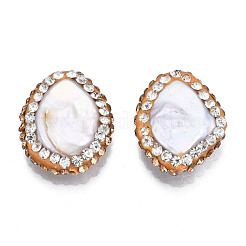 Polymer Clay Rhinestone Beads&nbsp;RB-S056-17