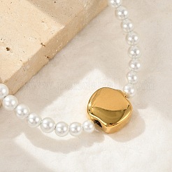 Plastic Imitation Pearl Beads Bracelets for Women&nbsp;BJEW-M056-11G