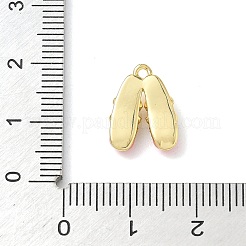 Brass Micro Pave Cubic Zirconia Pendants&nbsp;KK-P342-02G-02