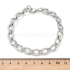 9MM 304 Stainless Steel Oval Link Chain Bracelets&nbsp;SA-CBA2696-10P