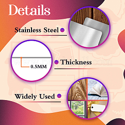 Stainless Steel Metal Cutting Dies Stencils&nbsp;DIY-WH0289-070