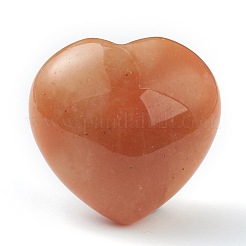Natural Red Aventurine Heart Love Stone&nbsp;G-G973-07A