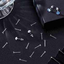 500Pcs Eco-Friendly Plastic Stud Earring Findings&nbsp;KY-SP0001-03A