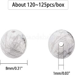 Natural Howlite Beads Strands&nbsp;G-OC0001-51