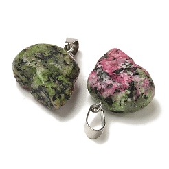 Dyed Natural Marble Pendants&nbsp;G-Z067-02P-08