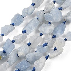 Raw Rough Natural Aquamarine Beads Strands&nbsp;G-D101-A05-01