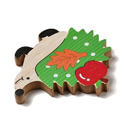 Autumn Single Face Printed Wood Cabochons&nbsp;WOOD-I010-01H