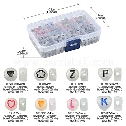 480Pcs 8 Style Luminous Acrylic Beads&nbsp;MACR-YW0002-11