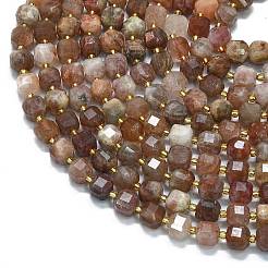 Natural Gold Sunstone Beads Strands&nbsp;G-K389-A51-01