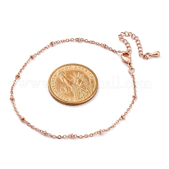 Brass Satellite Chains  Bracelets for Women&nbsp;BJEW-G735-19RG