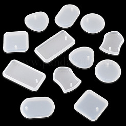12Pcs 6 Styles DIY Pendant Silicone Molds&nbsp;DIY-TA0015-35
