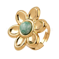 304 Stainless Steel Cuff Open Rings for Women&nbsp;GG-CBA7994-02G-12