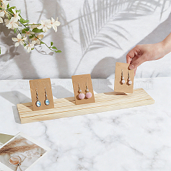 3-Slot Wood Slotted Display Stands&nbsp;ODIS-SP0002-25