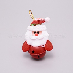 Christmas Theme Santa Claus Cloth Pendant Decorations&nbsp;HJEW-SZC0004-09