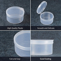 プラスチックビーズ収納ケース  コラム  透明  5.2x2.8cm  容量：35ミリリットル  12pc  カートン：20x13x8cm&nbsp;CON-BC0004-17