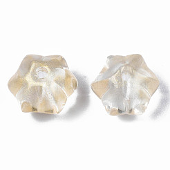 Transparent Spray Painted Glass Beads&nbsp;GLAA-S190-005A-08