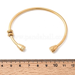 304 Stainless Steel Cuff Bangles for Women&nbsp;BJEW-P394-02G