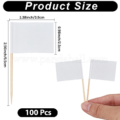 100Pcs Paper Flag Cocktail Picks&nbsp;DIY-CN0003-57B