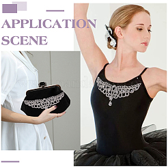 Glass Rhinestone Collar Decoration&nbsp;DIY-WH0061-009