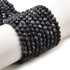 Natural Sapphire Beads Strands&nbsp;G-G259-D06-4mm