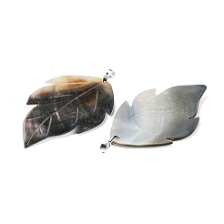 Natural Black Lip Shell Big Pendants&nbsp;BSHE-Z003-37P