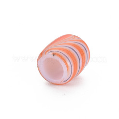 Opaque Acrylic European Beads&nbsp;MACR-S308-03