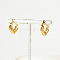 Twisted 201 Stainless Steel Hoop Earrings for Women&nbsp;JB8959
