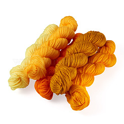 5 Bundles 5 Colors Yellow Theme Acrylic Fiber Yarn&nbsp;OCOR-TA0003-18A
