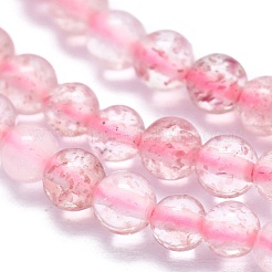 Natural Strawberry  Quartz Beads Strands&nbsp;G-A177-04-14