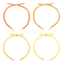 4Pcs 4 Colors Polyester Cord Bracelet Making&nbsp;MAK-TA0001-44