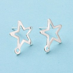 201 Stainless Steel Stud Earring Findings&nbsp;LS-STAS-K241-08S