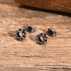 Stainless Steel Stud Earrings&nbsp;PW-WG27B41-01