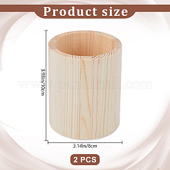 Pine Wooden Pen Holders&nbsp;WH-WG31134-01